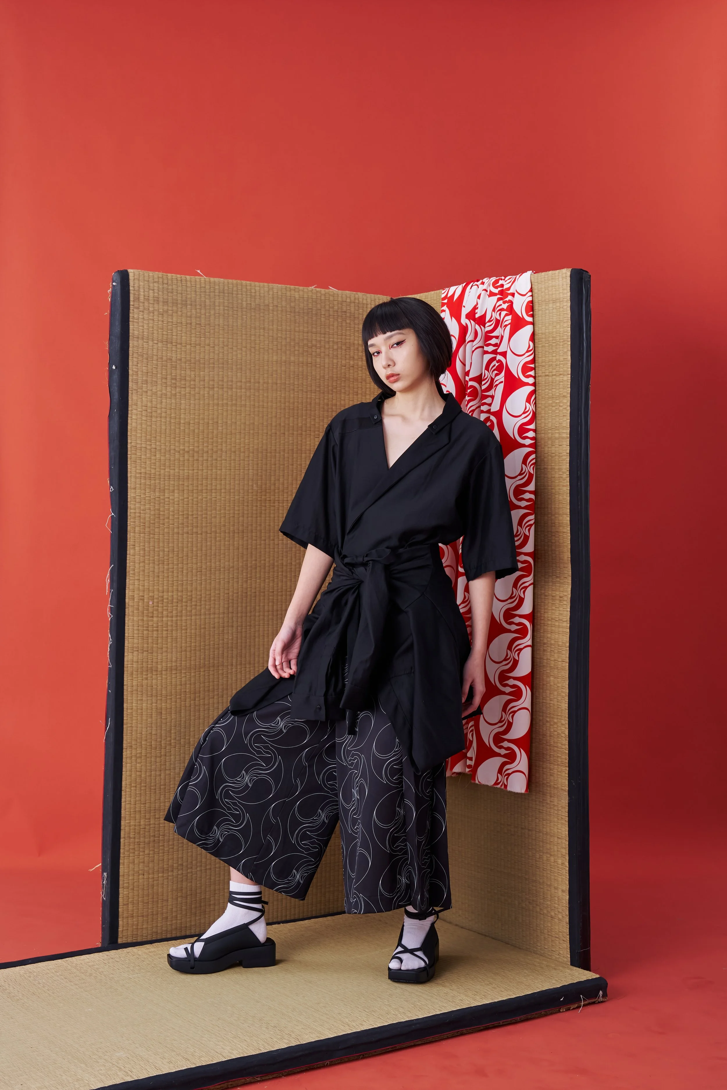 アイリフドーパ 「We made this」 INF Deconstructed Japanese Double-Layer Shirt — INF